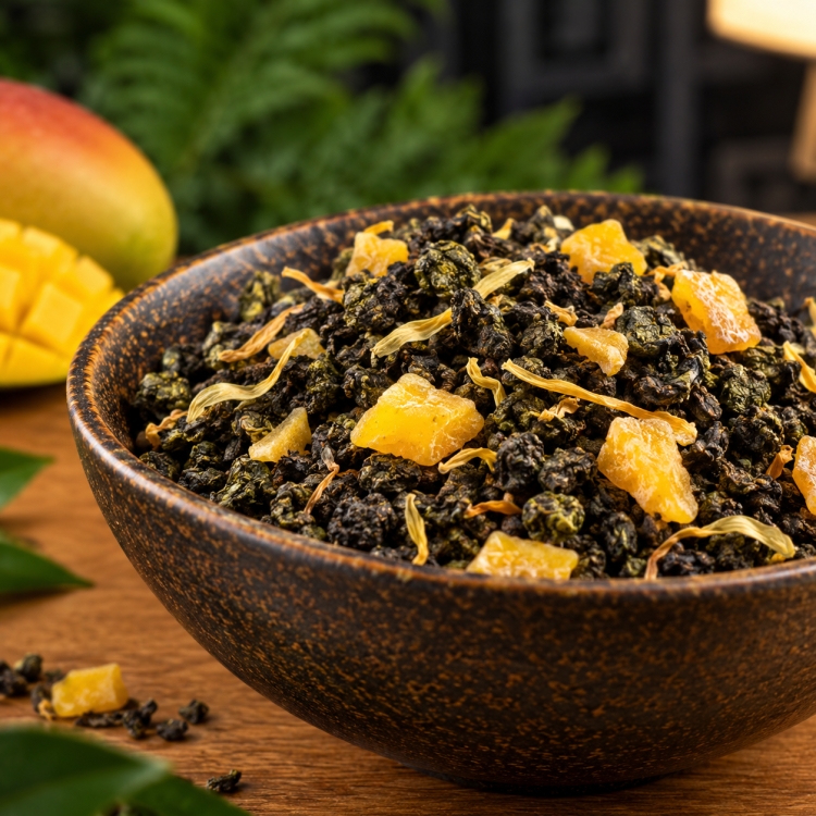 Чай улун с кусочками манго Драгоценное ожерелье
